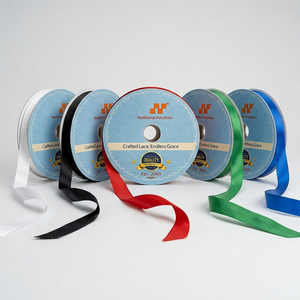 Cinta de satén azul de una sola cara de 6 mm para cajas de regalo, envoltura de ramos, embalaje de regalos, costura, marcapáginas, lazos para el cabello y manualidades. - Product Image 5