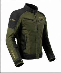 Rush Men's Motorcycle Jacket Full Sleeve Mesh Breathable Waterproof Quick Dry Anti-UV 220g Heat-Transfer Printed Racing Wear - Product Image 2