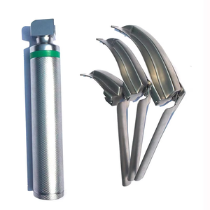 2026 Macintosh Fiber <b>Optic</b> Laryngoscope Set 5 Blades Professional Manual Intubation Equipment Stainless Steel <b>Instruments</b> - Product Image 4