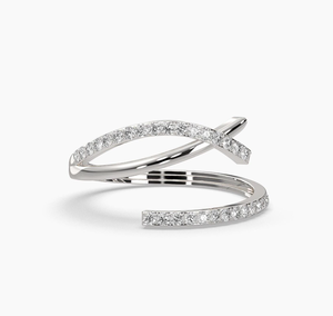 Anillo de Compromiso Vintage de Oro de 14 Quilates con Diamante Natural, Certificado por IGI, Regalo de Boda para Mujer, Diseño Elegante - Product Image 2
