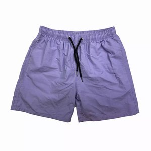 Men's Solid Casual Board Swim Shorts Gym Sports Workout Custom Quick Dry Breathable Swimming Trunks Polyester/Cotton Drawstring - Product Image 1