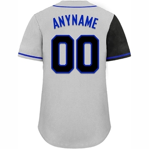Maillot de baseball personnalisé sublimé avec matériau absorbant la transpiration pour les longues séances sportives - Product Image 2
