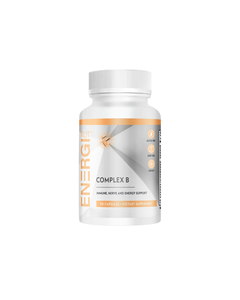 Energi Nut Complex B 45 Capsules Complément Alimentaire Adulte Naturel Sans Gluten Sans Produits Laitiers Soutien Immunitaire Nerveux Énergétique Fabriqué aux États-Unis - Product Image 1
