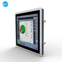 19-Inch Industrial Rugged Touch Screen Monitor Capacitive Type for Business Use Waterproof and Touch Screen Features