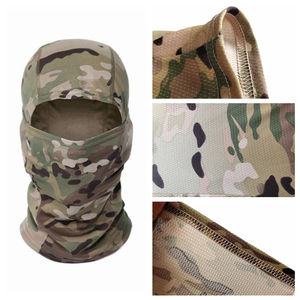 Pasamontañas de Camuflaje Unisex – Máscara Facial Completa para Esquí, Ciclismo y Caza |   Forro de Casco Transpirable, Protector de Cuello, Bufanda Multicam - Product Image 5