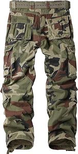Pantalones Cargo Personalizados de Cintura Alta, Resistentes al Agua, Transpirables y a Prueba de Viento, Pantalones de Trabajo Tácticos para Hombre, Diseño Camuflaje Bottomland - Product Image 4