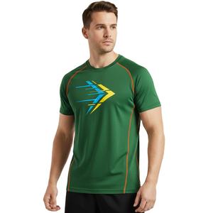 T-shirts pour hommes coupe classique, col rond, tissu léger et doux, idéal pour la salle de sport, les occasions décontractées ou le quotidien, fabrication OEM, étiquette privée, vente en gros - Product Image 4