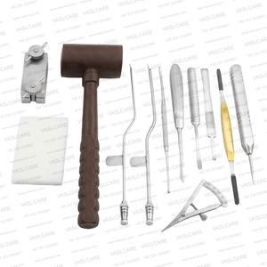 Ensemble d'instruments d'otologie |   Kit d'instruments chirurgicaux ORL 63 pièces pour otologie et chirurgie de l'oreille par Vaslcare - Product Image 2
