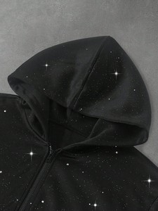 Quick Dry Sustainable Men Rhinestone <b>Hoodie</b> anti-wrinkle design <b>soft</b> material high demanding oem service Men Rhinestone <b>Hoodie</b> - Product Image 6