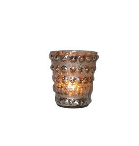 Hot Vantage Modern Fancy Luxury Antique <b>Glass</b> Tealight Votive Tealight <b>Candle</b> Holder for Ice Cracked <b>Glass</b> Bowl <b>Candle</b> Holder - Product Image 1