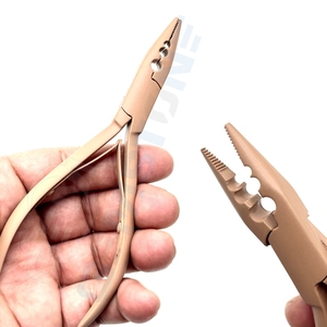 Professional 3 Hole Hair <b>Extension</b> Pliers 5.5 Inch Micro Nano Ring <b>Bead</b> Fitted Tool 3mm 4mm 5mm Loop <b>Extension</b> Clamp & Remover - Product Image 5