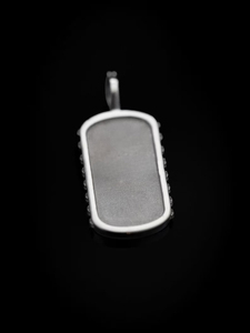 Nouvel Arrivage Bijoux Hip Hop pour Homme Pendentif Personnalisé en Argent 925 avec Lettres en Relief et Pavé de Moissanite 2-3 Carats Certifié IGI - Product Image 3