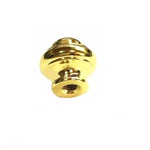 Awesome Brass Cabinet Knob Round Furniture Shinny Gold Polished Durable Antirust Eco-Friendly Hotel Home <b>Kitchen</b> Drawer Wardrobe - Product Image 1
