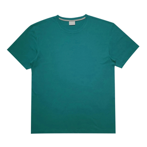 เสื้อยืดแขนสั้นผู้ชาย สีน้ำตาลสนิม คอกลม ทรงปกติ ลำลอง ผ้าถัก สีพื้น - Product Image 5
