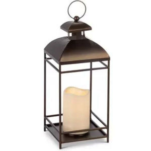 Lanterne unique en métal et verre avec finition noire mate, lanternes à bougies en métal pour la décoration extérieure de la maison, fabrication artisanale, personnalisable - Product Image 6