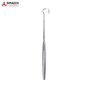 Hurd Rechts Gebogene Chirurgische Nadel 21,0 cm Edelstahl Wiederverwendbar Sterilisierbar Ligatur-Durchführungsnadel OEM Medizinisches Instrument - Product Image 4
