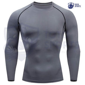 ชุดแรชการ์ดผู้ชายคุณภาพสูง ทันสมัย ดีไซน์ใหม่ล่าสุด ประสิทธิภาพเยี่ยม สวมใส่สบาย ระบายอากาศได้ดี ทรงเข้ารูป น้ำหนักเบา - Product Image 2