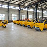 Mini-rouleau compresseur hydraulique réversible haute efficacité pour l'entretien des routes communautaires