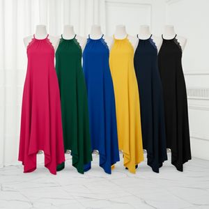 Nouvelle Robe Courte en Satin à Col Rond et Manches Courtes, Robe Mini en Tricot Uni, Robe de Soirée d'Été OEM, Vente en Gros depuis le Bangladesh - Product Image 3