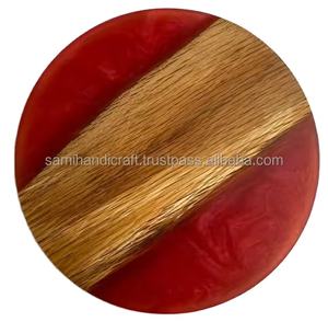 Posavasos Clásicos de Madera Epoxi y Tapetes Decorativos de Resina para el Hogar u Oficina, para Comodidad y Estilo - Product Image 5