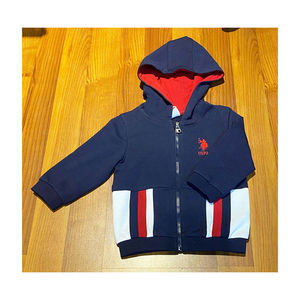 Offre spéciale sur un ensemble de vêtements pour enfants en coton et polyester de qualité supérieure, veste et jogging modernes, avec option de logo personnalisé - Product Image 1