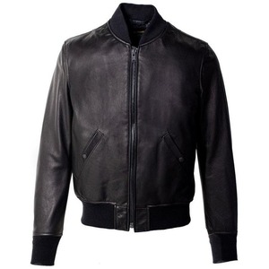 เสื้อแจ็คเก็ตบอมเบอร์หนังวัว - Product Image 1
