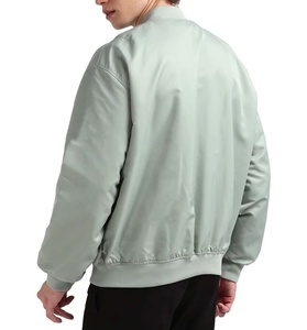 Vente en gros Blouson bombardier à fermeture éclair pour hommes personnalisé 2025 OEM Blouson bombardier d'hiver en nylon à col montant - Product Image 2