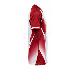 Quick Dry Eco-Friendly Moisture-Wicking 100% <b>Polyester</b> V-Neck Custom Team Name Soccer <b>Shirt</b> for Men - Product Image 5
