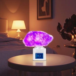 Lámpara de Sal Rosa del Himalaya, Lámpara de Cristal, Servicio OEM, Forma Personalizada, Precio Competitivo, Sensor LED, Decoración para el Hogar, para Dormitorio - Product Image 1