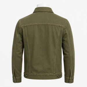 Veste en jean d'hiver pour homme de haute qualité avec tissu en jean durable, coupe confortable, design élégant, vêtement décontracté, chauffante et coupe-vent - Product Image 5