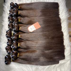 Vente en gros paquets de cheveux vietnamiens bruts os miroir droite vierge cuticule aligné cheveux humains 13X6 13X4 Hd dentelle frontale perruques - Product Image 3