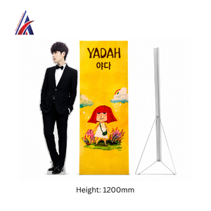 Proveedor de Malasia: Soporte de Exhibición de Banner de 1200mm de Altura con Diseño Humano para Publicidad en Oficina, el Más Vendido - Product Image 2