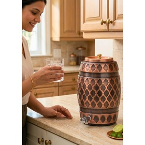 Matte Finish Copper Water Dispenser Non Glossy Copper Water Dispenser Solid Color Custom Factory Copper Water Dispenser - Product Image 6