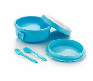 High Quality Double Layer Fruit Fun Lunch <b>Box</b> Clip <b>Lock</b> Leak Proof Large Capacity for Children-from India Supplier Best Price - Product Image 1