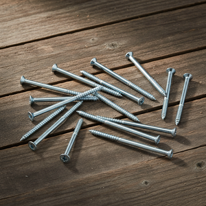 Tornillo para Madera con Punta Cónica de Acero al Carbono Marca PDC, Rosca Gruesa, Punta Afilada, Óxido Negro, Métrico/Pulgada, Clase 4, Alta Resistencia, Modelo 2 - Product Image 1