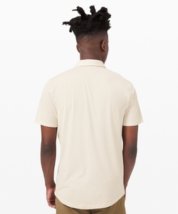 Tissu jersey uni haut de gamme pour chemises homme, mélange coton-polyester, logo personnalisé, anti-plis, pour tenues décontractées, de bureau, de golf et uniformes - Product Image 3