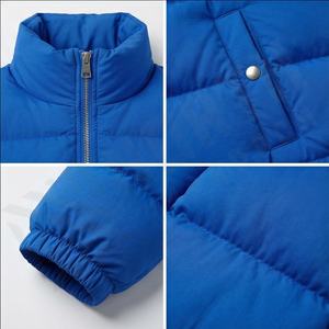 Chaqueta acolchada con burbujas Lisas para invierno con logotipo personalizado para hombre, ropa cálida al por mayor, chaqueta informal acolchada a prueba de viento para hombre, pato - Product Image 4