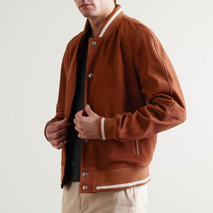 Veste universitaire personnalisée pour hommes, qualité supérieure, style baseball, manteau bomber décontracté, streetwear, vêtements OEM en gros - Product Image 1