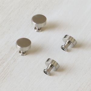 Perilla redonda moderna de aleación de Zinc, acabado de níquel cepillado, manija de cajón sólida duradera para armario de cocina y baño - Product Image 2