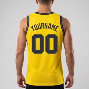 เสื้อบาสเก็ตบอลตัดเย็บตามสั่ง ผ้าโพลีเอสเตอร์ 100% เนื้อหนา ระบายอากาศได้ดี ป้องกันแบคทีเรีย ซึมซับเหงื่อ คุณภาพสูง - Product Image 3