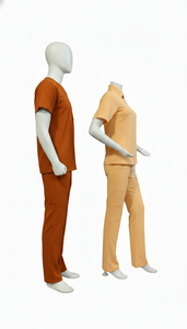 Ensemble de blouses médicales unisexes, haut à col en V et pantalon, respirant et léger, uniforme d'hôpital, fabricant OEM - Product Image 3