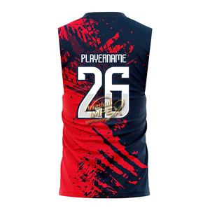 Customized any design in flag football uniforms SMK - 7v7 New men <b>compression</b> sleeveless 7v7 football uniforms sublimated 7v7 - Product Image 2