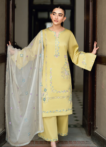 Party Dress Lightweight Custom Color Candy Color <b>Mirror</b> Embroidery Sequined Chiffon Natural Waist Work Salwar Kameez Sharara - Product Image 4