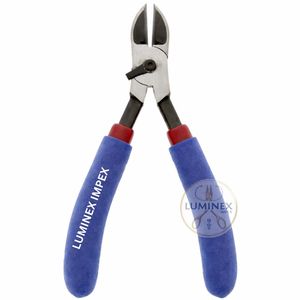 Pince coupante ovale robuste pour fil, coupe-à plat de précision, outil professionnel pour la fabrication de bijoux, en acier inoxydable léger, OEM - Product Image 1