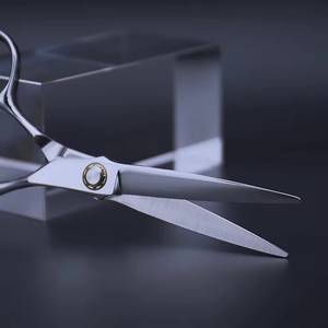 Ciseaux de coiffure professionnels en acier inoxydable, lame tranchante, pour droitiers, manche long, usage en salon - Product Image 5