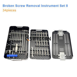 Bone Broken <b>Screw</b> Removal Instrument <b>Set</b> II for Intramedullary Nail Removal Tools Orthopedic Instruments by Dentavex - Product Image 1