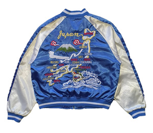 Blousons Bomber en Satin Personnalisables Broderie Sportive Printemps Unisexe - Product Image 2