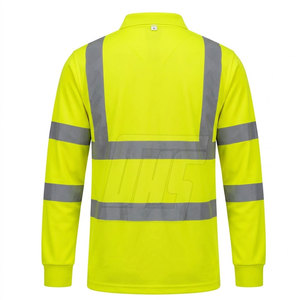 Chemises polo à manches longues pour hommes, col personnalisé, vêtements de travail décontractés, uniformes pour les affaires, les activités de plein air et le quotidien - Product Image 2