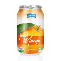 Groothandel 330Ml Aluminium Kan & Fles Oranje Tropische Puree Vruchtensap Drank Oem Geaccepteerd Goedkope Prijs Drank Met Gratis Monster