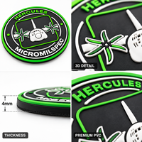 Patch tactique 3D en PVC gaufré, badge logo stéréo durable pour chapeau, tissu sergé, décalcomanie personnalisée sur mesure